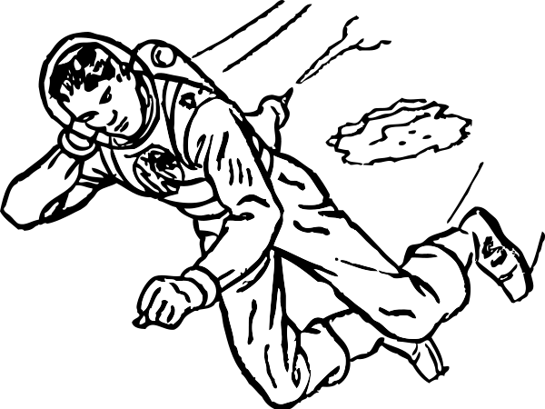 Spaceman Png Images 600 X - Cartoon Spaceman (600x450)