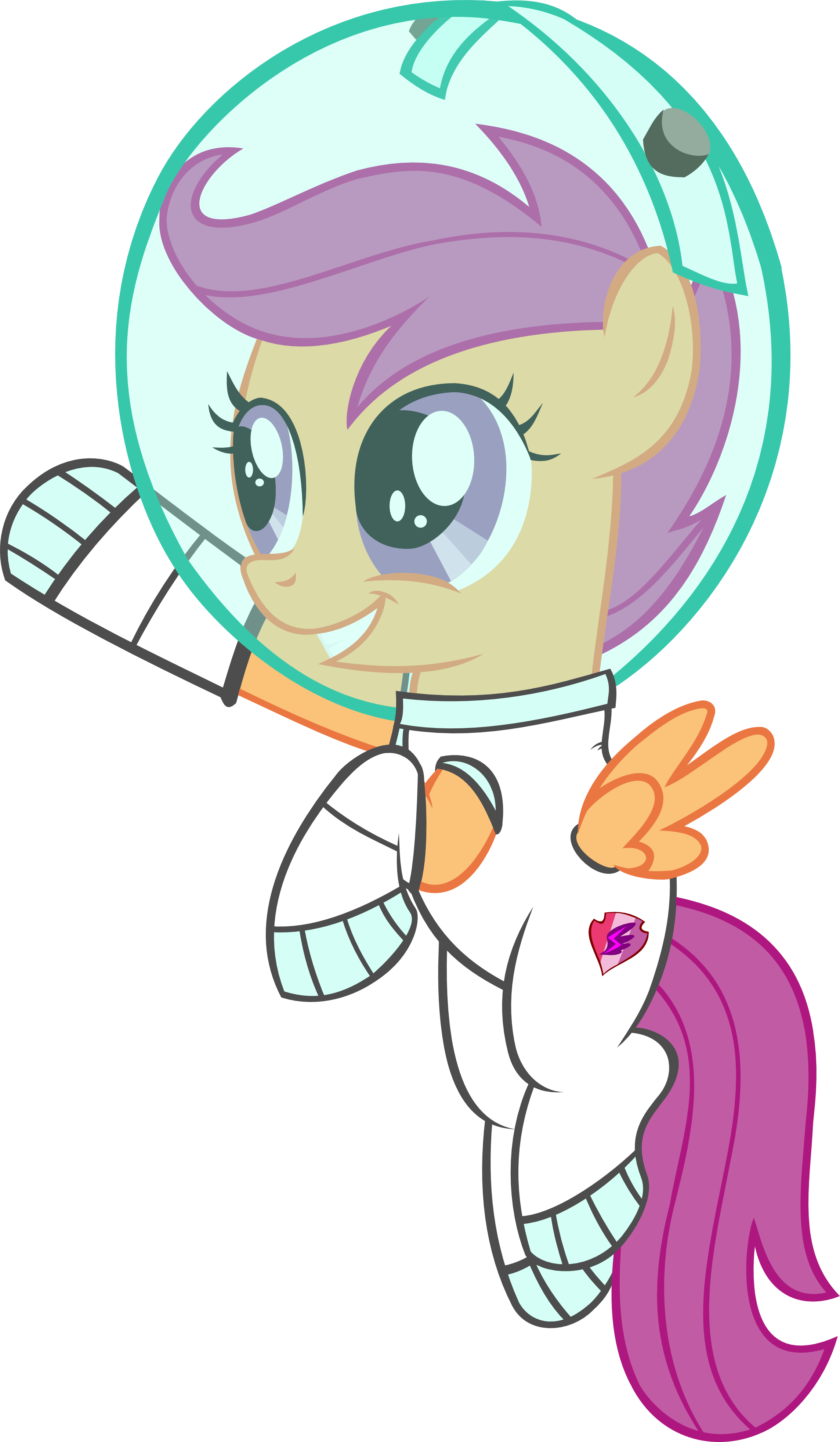 Scootaloo The Astronaut By Ironm17 - Cartoon (2288x3926)