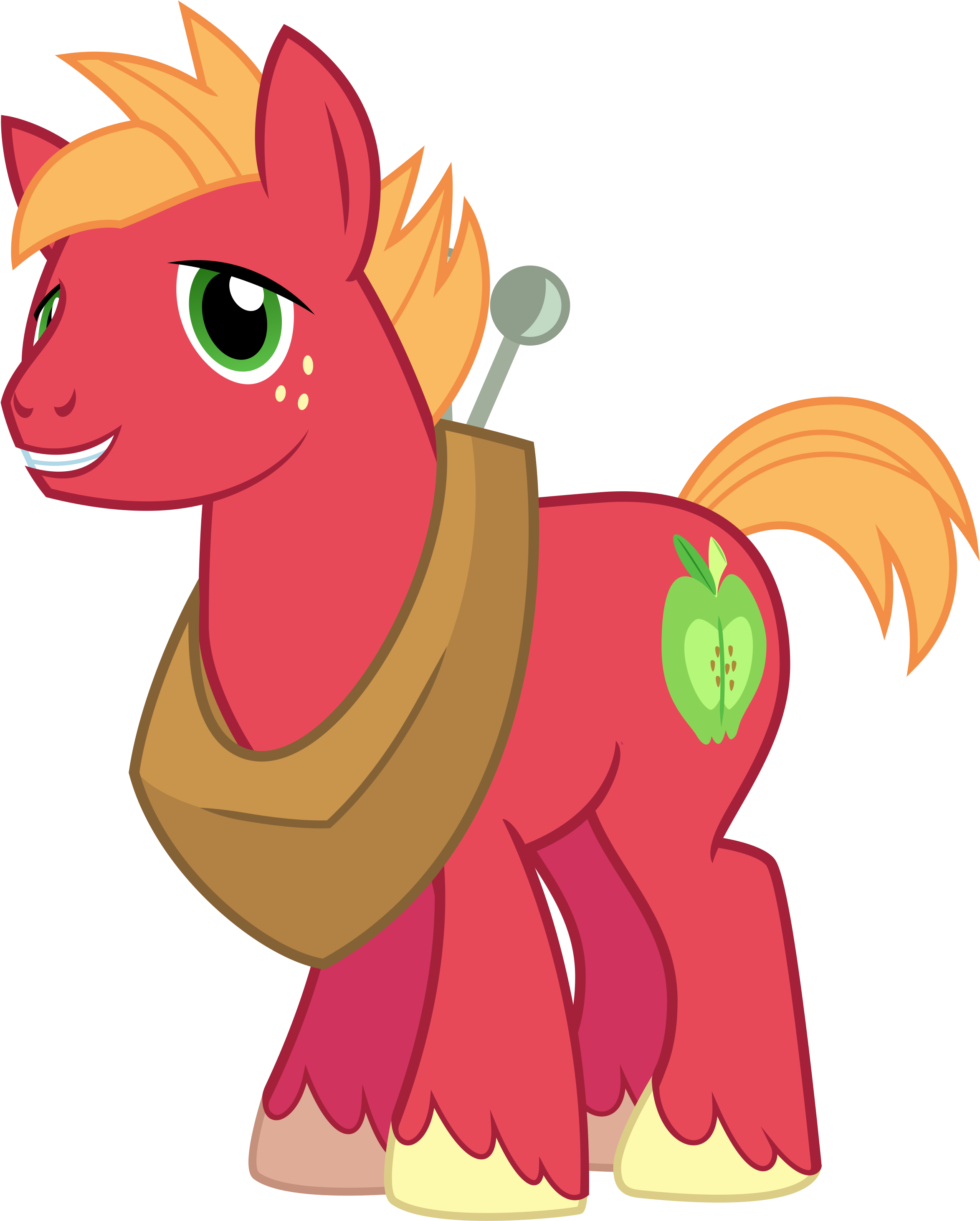 Teenage Big Mac By Cheezedoodle96 Teenage Big Mac By - Mlp Teenage Big Mac (2400x3000)