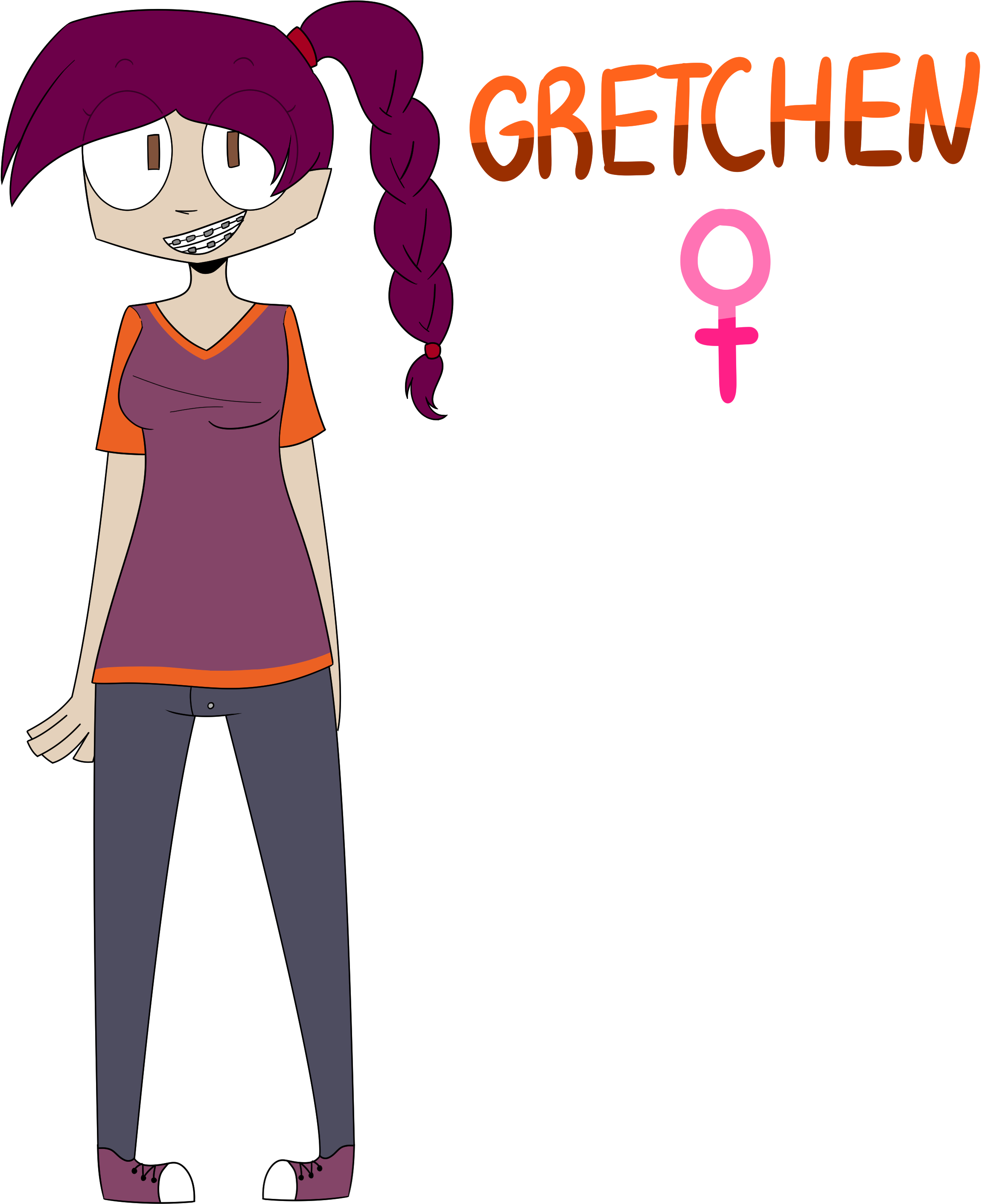 Teen Gretchen By Invader Madness Teen Gretchen By Invader - Cartoon (2423x3000)