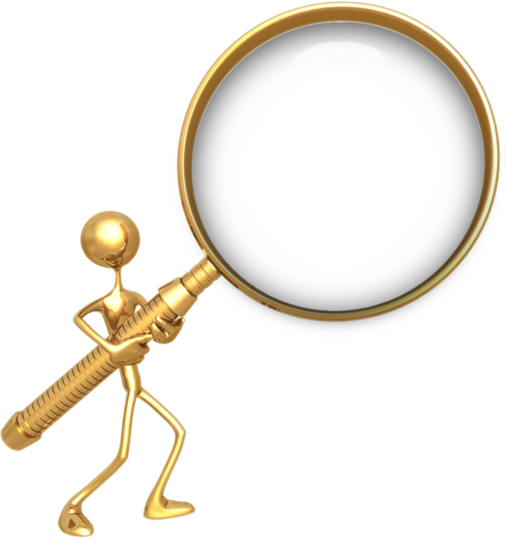 Share This Image - Magnifying Glass Transparent (564x600)