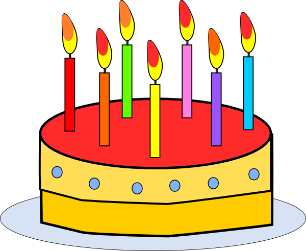 Birthday Cake Pictures Cartoon - Birthday Cake Clip Art (600x492)