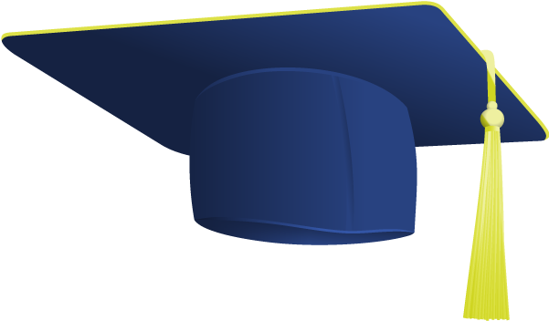 Graduation Ceremony Clip Art - Graduation Cap Clip Art (600x600)