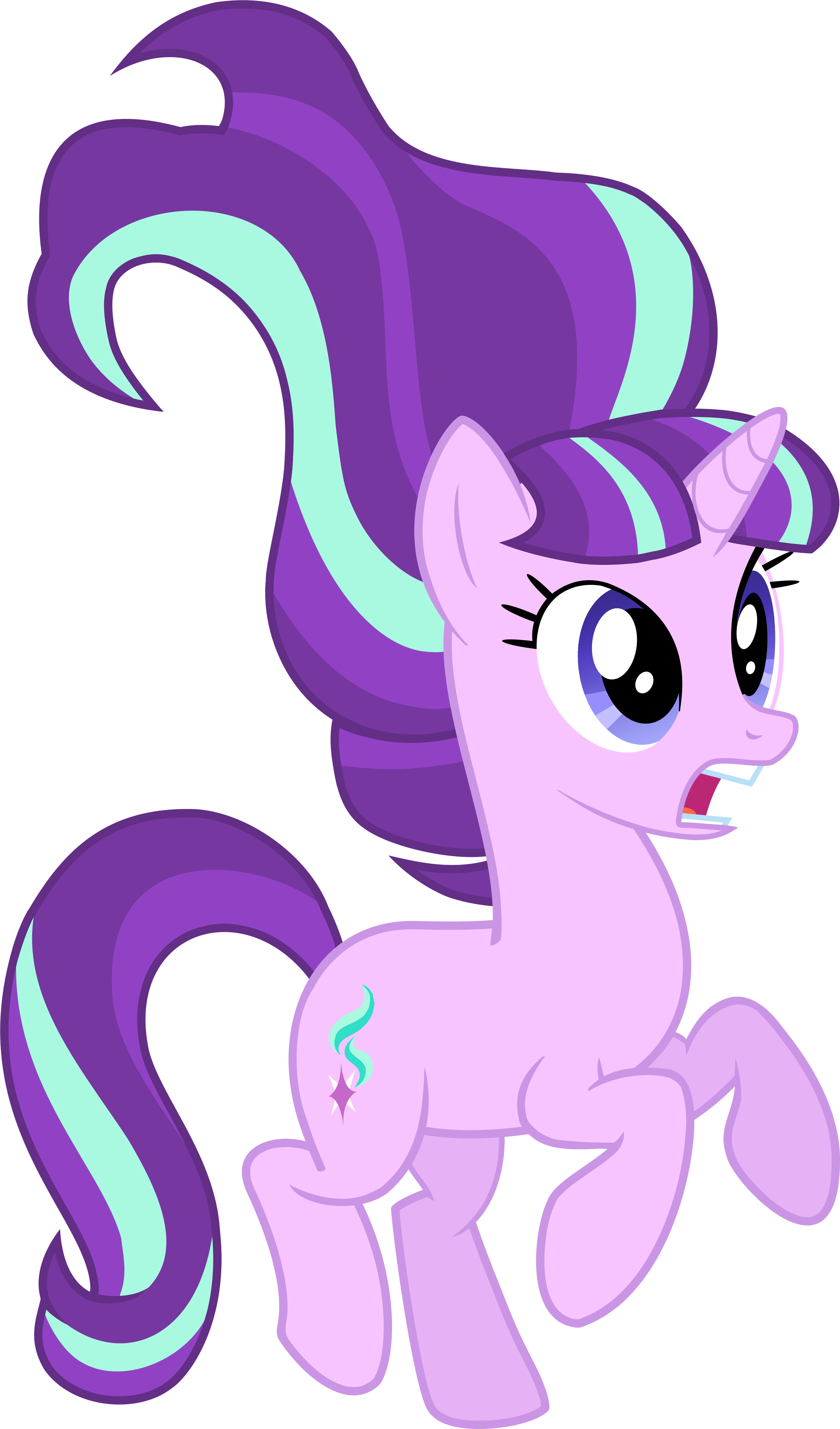 Filly Fluttershy Wallpaper Download Filly Fluttershy - Mlp Starlight Glimmer Vector (4360x7200)