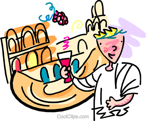 Man Tasting Wine At The Winery Royalty Free Vector - Man Tasting Wine At The Winery Royalty Free Vector (480x397)