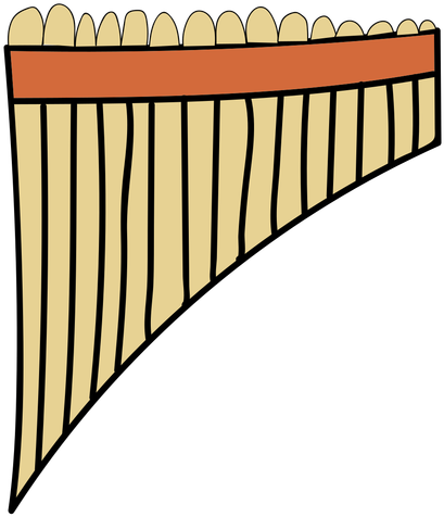 Pan Flute Musical Instrument Doodle Transparent Png - Flute (512x512)