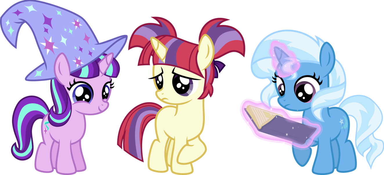 Au Filly Ponies By Osipush - Mlp Moondancer Filly (1323x604)