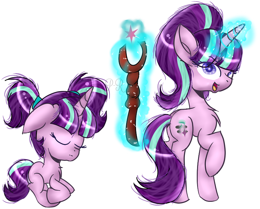 Rena Mlp 999, Duality, Filly, Glowing Horn, Magic, - Cartoon (850x850)