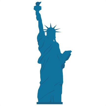 Statue Of Liberty Svg Scrapbook Cut File Cute Clipart - Statue Of Liberty (432x432)