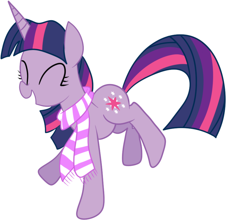 Twilight Sparkle Winter Wrap Up By The Sliver Stars - Cartoon (894x894)