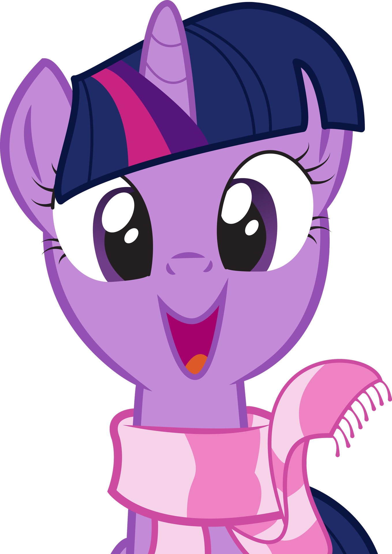 Twilight No Longer Has Her Winter Wrap Up Scarf - Twilight Sparkle Filly Cute (1358x1920)