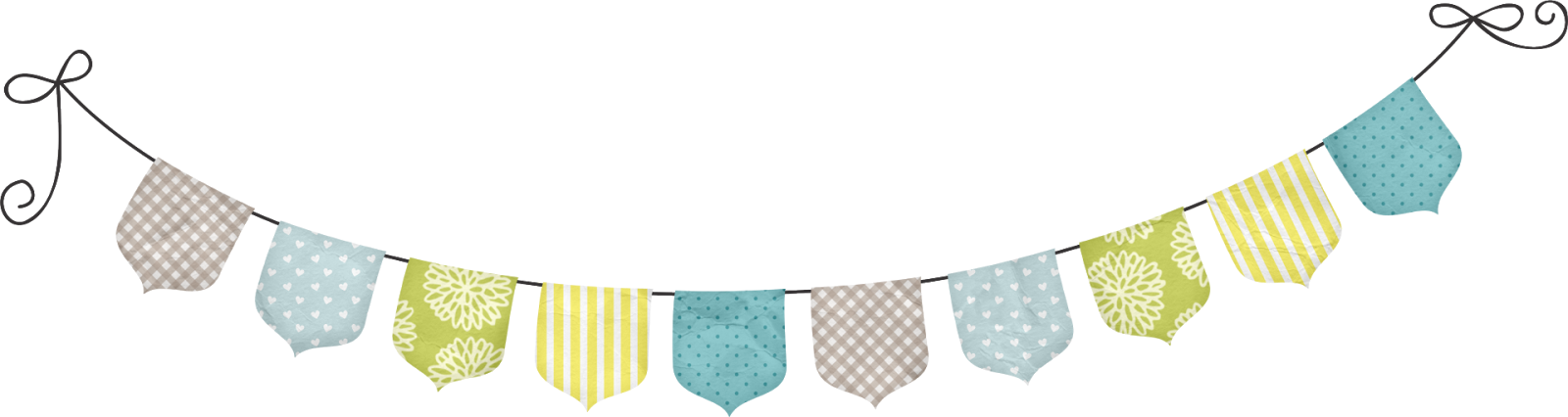 Gifs Y Fondos Pazenlatormenta - Banderines Para Baby Shower Png (1600x426)