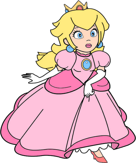 Princess Peach By Redqueenallison - Clip Art (600x750)