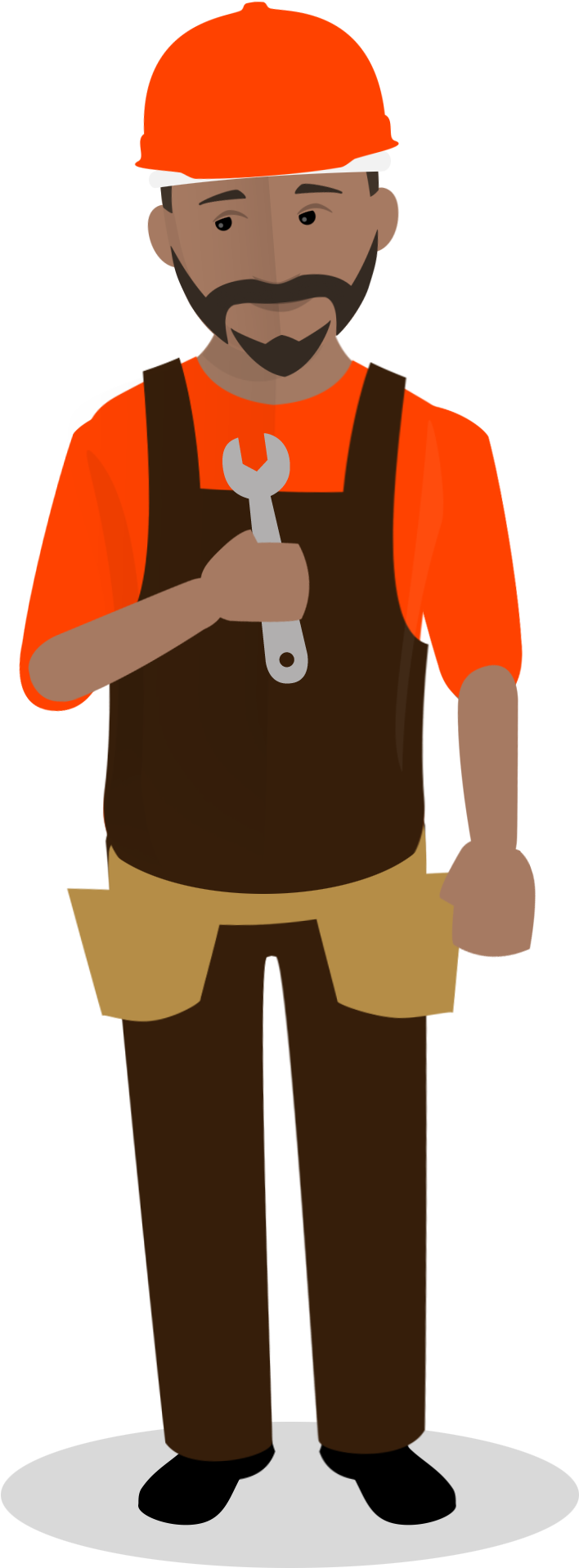 Tim Mc Neale, All-around Handyman - Cartoon (1160x1996)