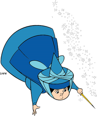 Merryweather Fairy Flora, Fauna And Merryweather Clip - Sleeping Beauty Fairies Merryweather (338x406)