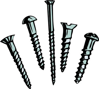 Screws Screw Nail Repair Rivet Handyman To - Screws Clipart (379x340)