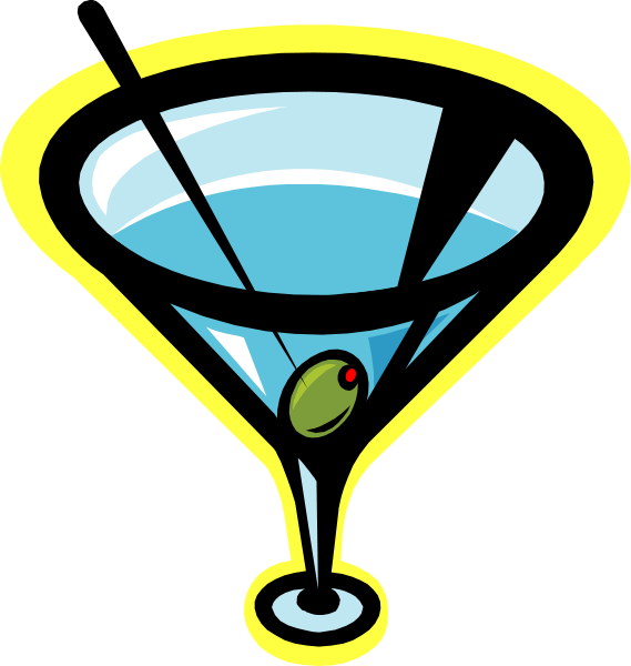 Beverage 02 Png Images - Peace Love Martini Flip Flops (569x600)