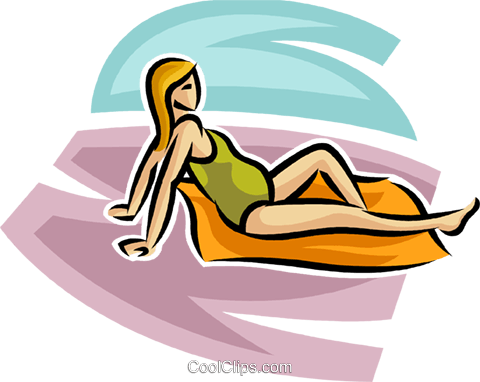 Pregnant Woman Doing Exercises Royalty Free Vector - Pregnant Woman Clipart Bathing Suits (480x382)