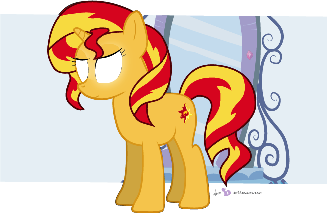 Dark Sunset Shimmer By Dm29 - Sunset Shimmer (740x450)