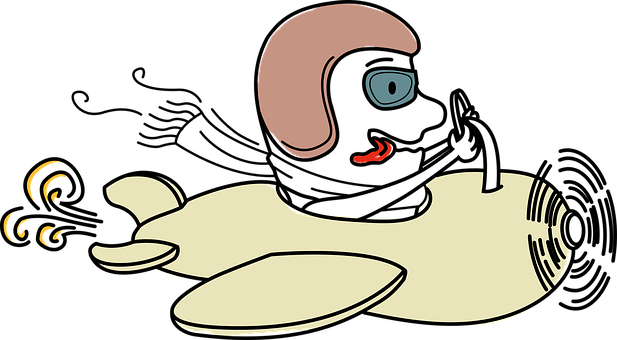 Plane Flight Airplane Travel Fly Sky Air T - Fly Plane Png Images Cartoon (617x340)