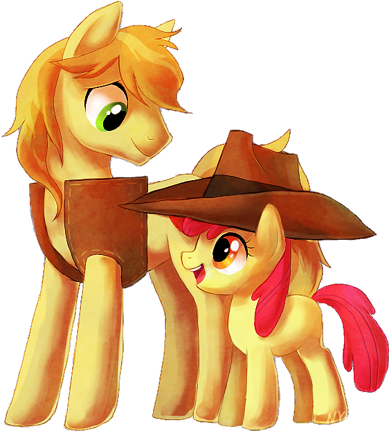 My Little Pony Fanfiction Archive Fanfiction - My Little Pony Apple Bloom And Braeburn (648x662)