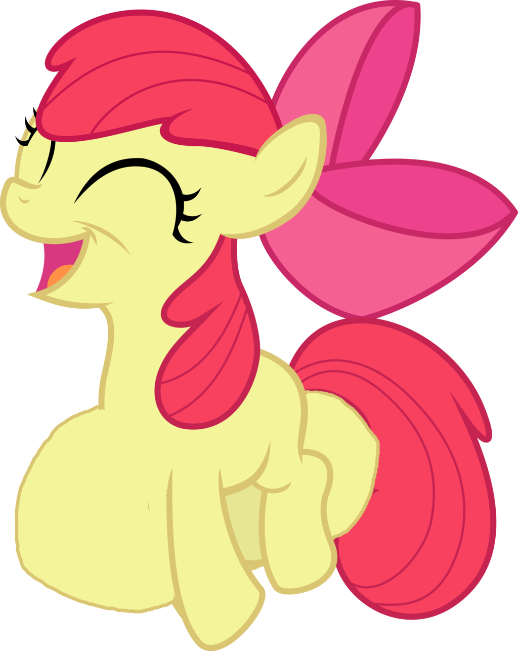 Applebloomvore My Friends/cmc Is Back - Mlp Applebloom Jumping (1024x1286)