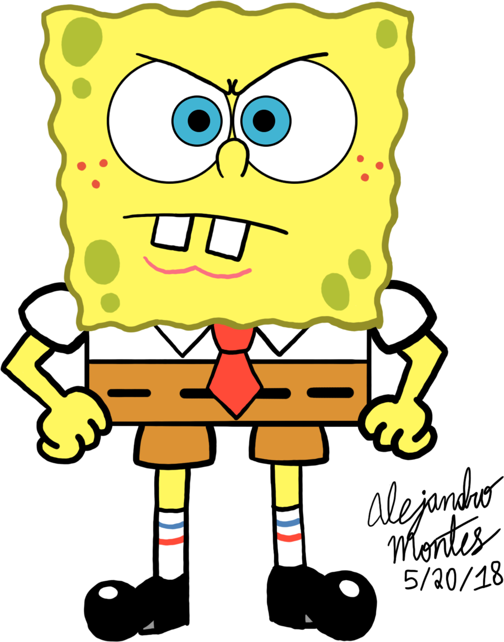 Spongebob Squarepants - Cartoon (1024x1303)