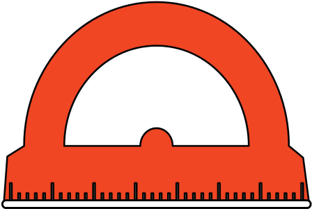 School Ruler Curve Icon - Sign (550x550)