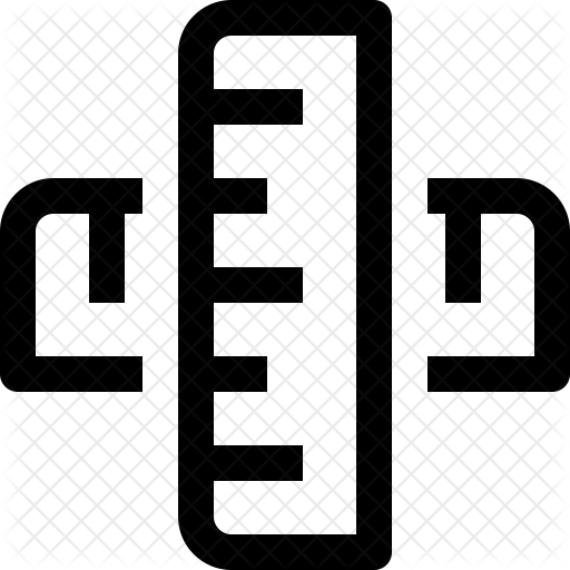 Ruler Icon - Ruler (512x512)