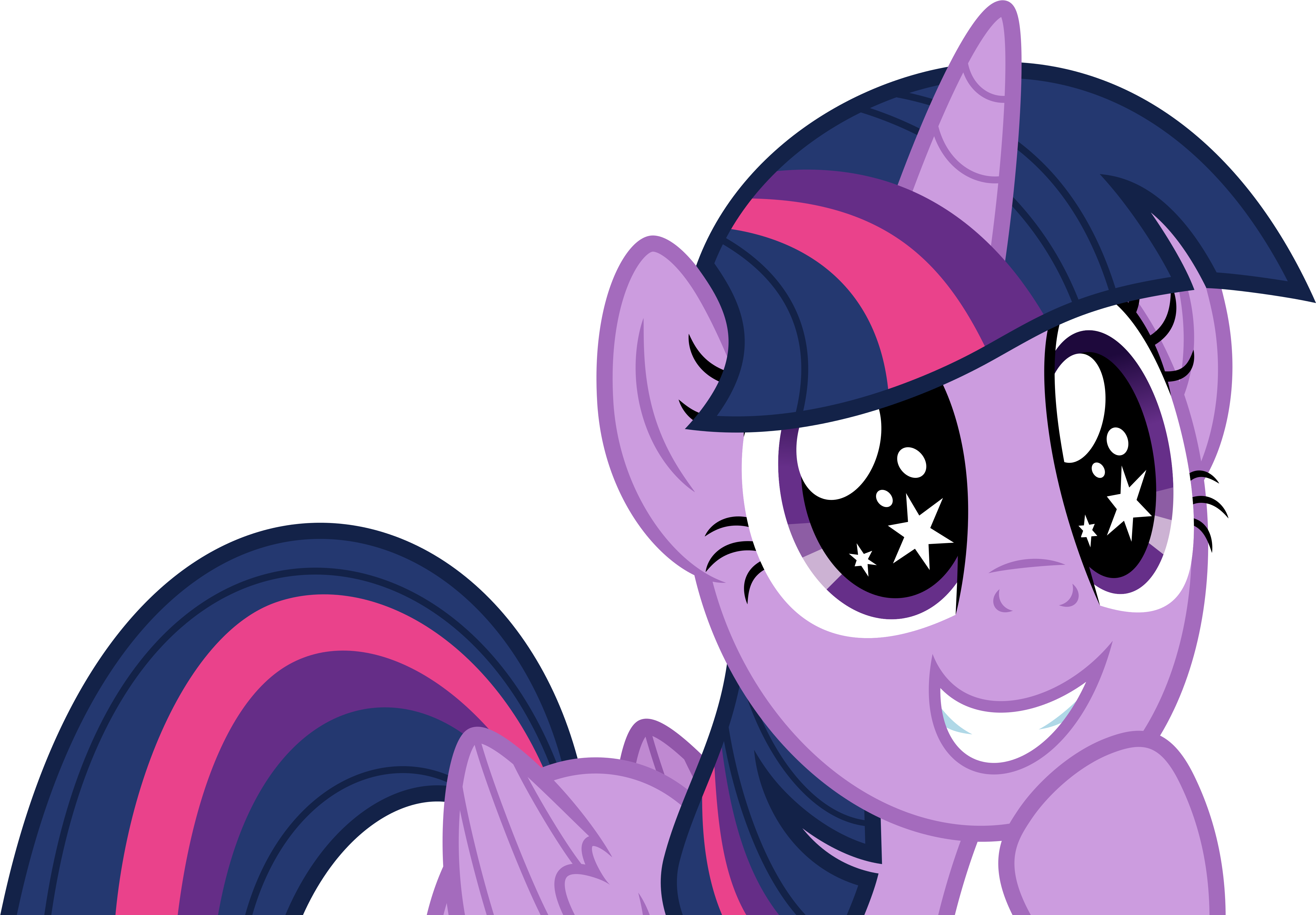 Vector - Mlp Twilight Excited (5000x3442)