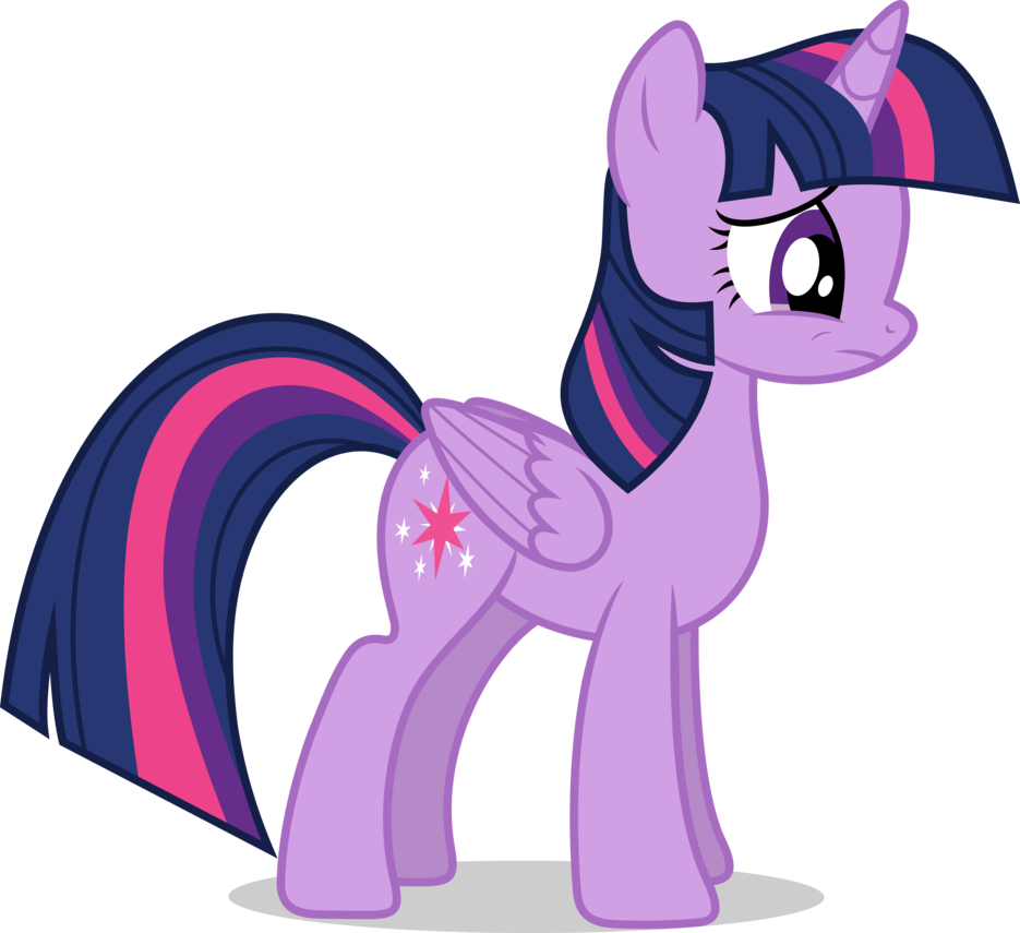 Mlp Fim Twilight Sparkle Vector By Luckreza8 - My Little Pony Twilight Sparkle Sad (935x855)