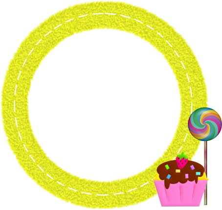 Scrap Pasteles Y Dulces - Circle (454x429)