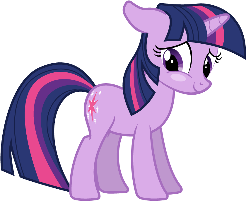 Twilight Sparkle Blushing By Punchingshark - My Little Pony Twilight Sparkle Pregnant (900x727)