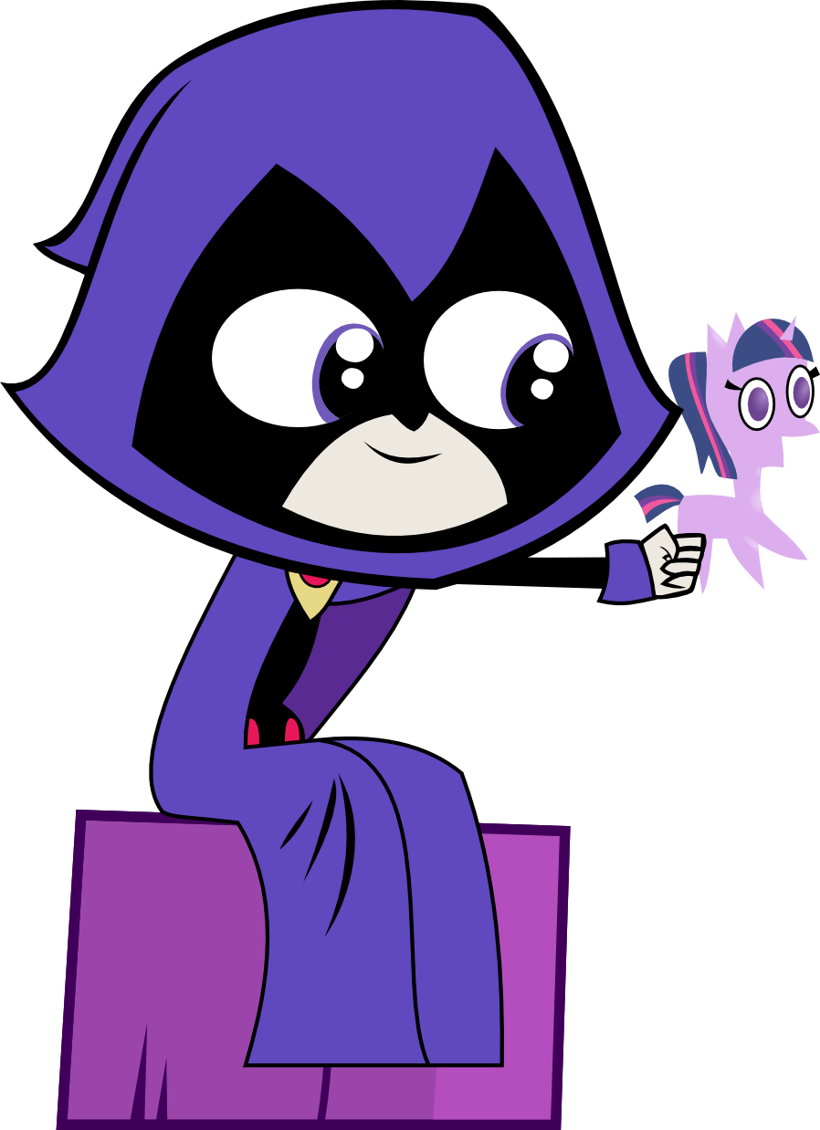 Ttg Raven Playing With Twilight Sparkle By Jeurobrony - Raven And Twilight Sparkle (898x1238)