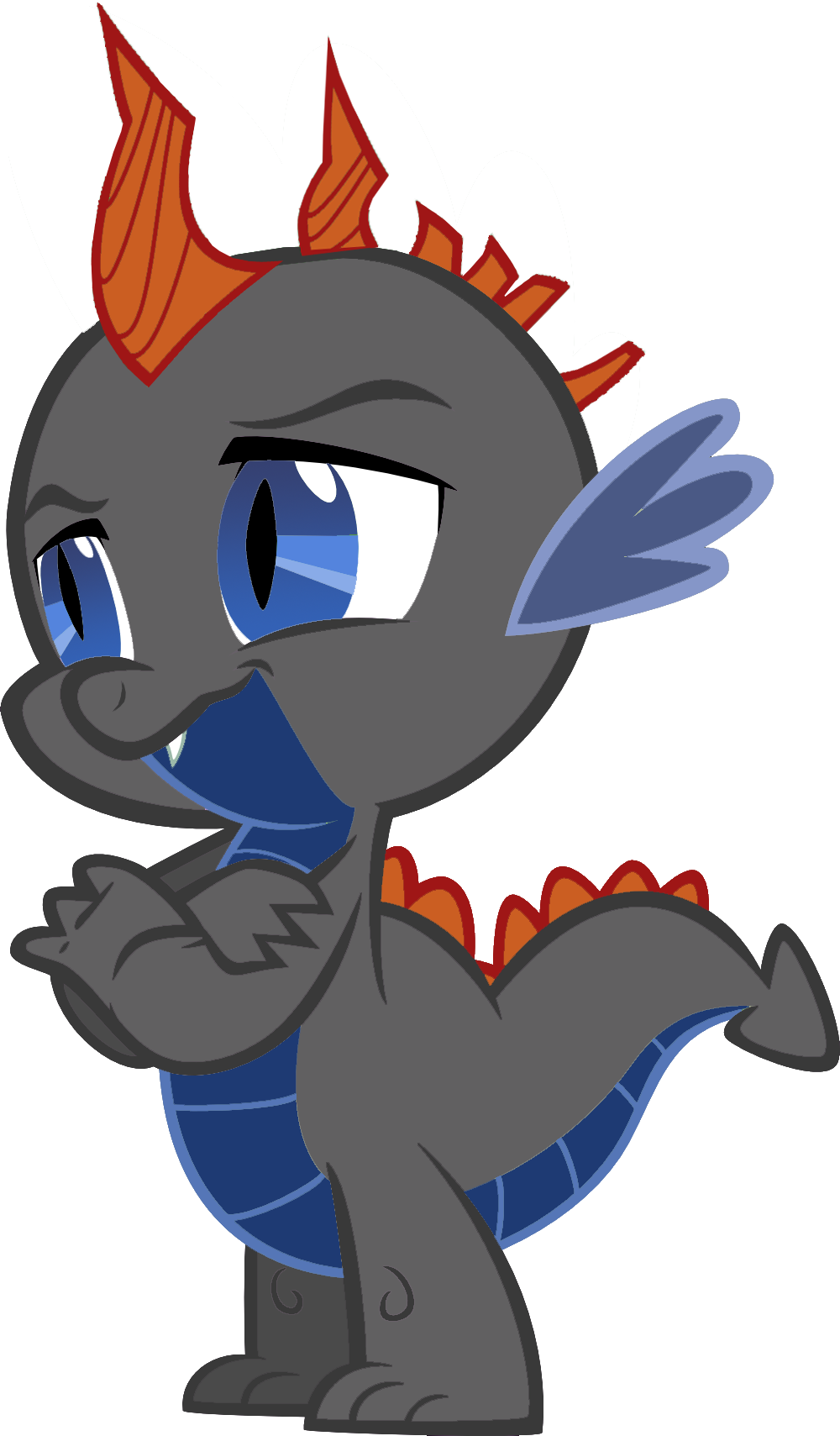 User-434, Crossed Arms, Dragon, Male, Oc, Oc Only, - Cartoon (1000x1709)