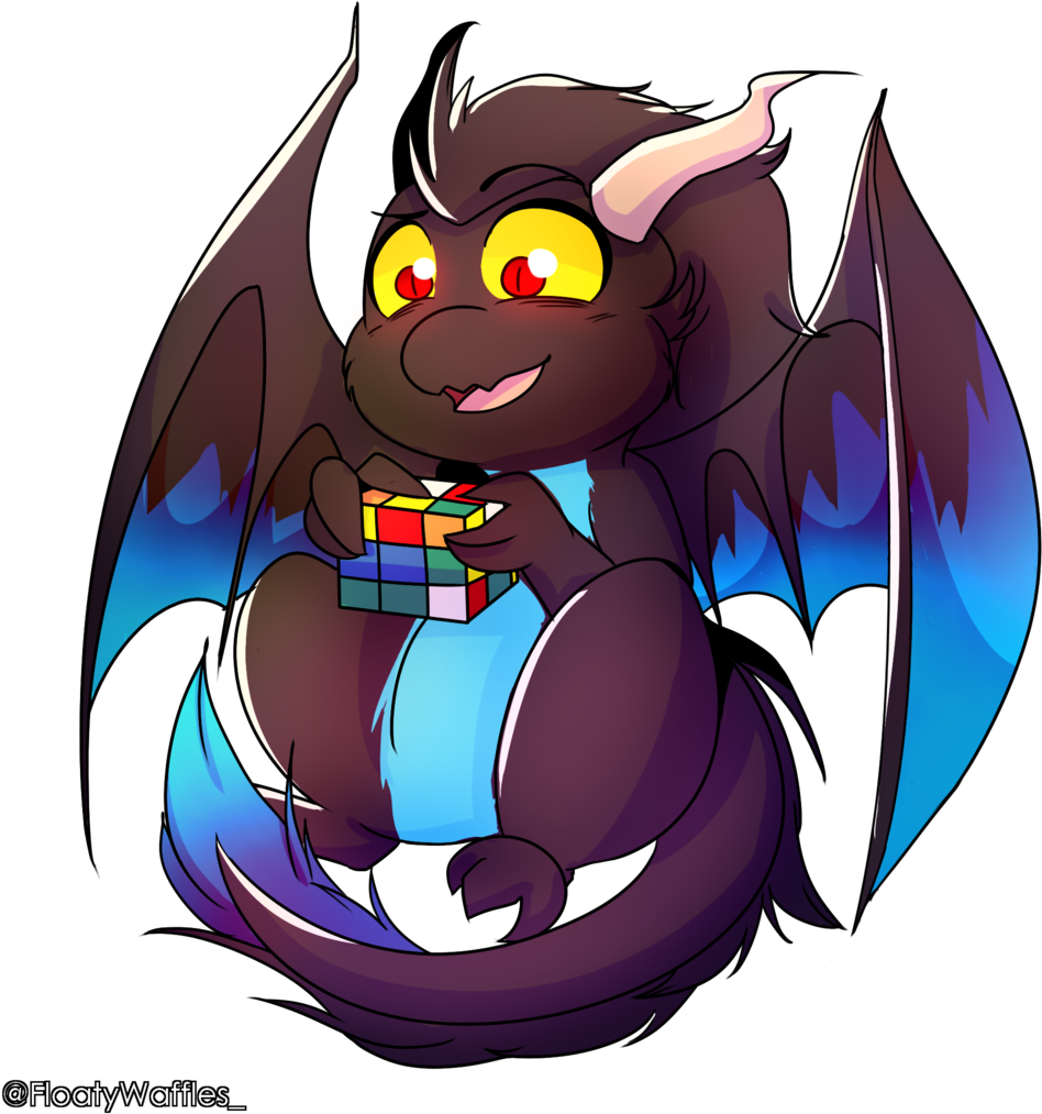 Riju The Lightning Dragon Ii Chibi Commission By Floatywaffles - Chibi (1024x1073)