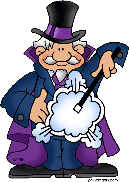 Magician Clipart Cartoon Person - Magician Gone Clipart (496x648)