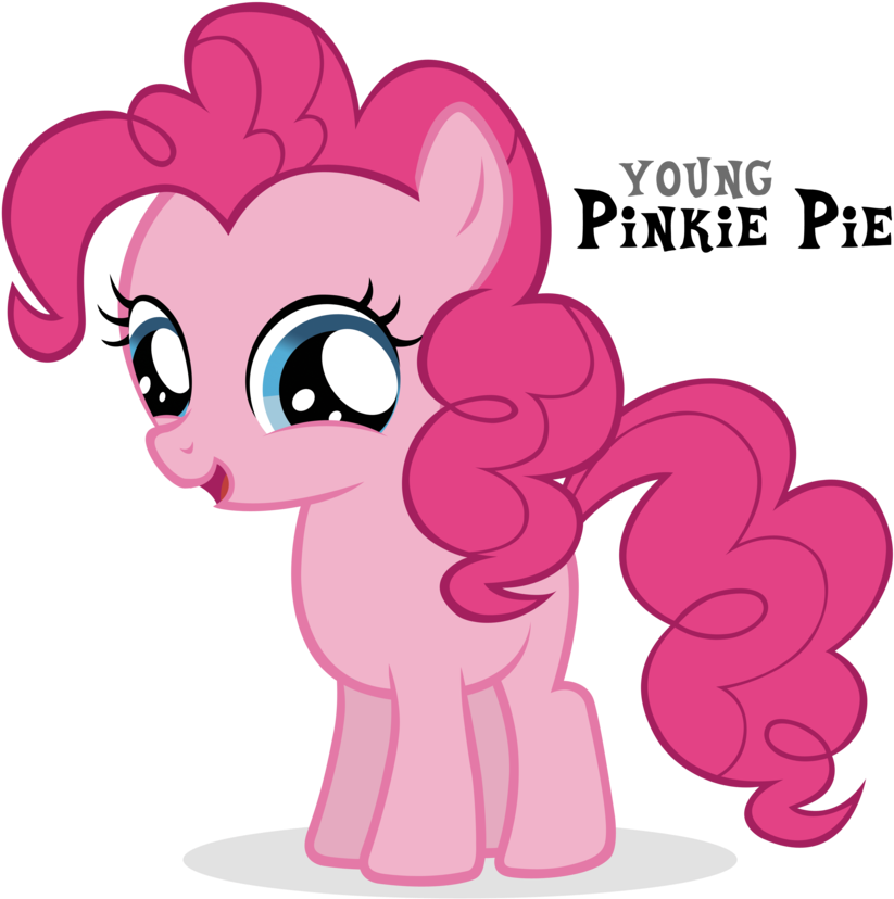 Pinkie Pie Filly By Blackm3sh On Deviantart - My Little Pony Stickers (900x904)