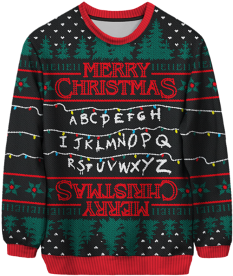 Stranger Sweaters V2 Unisex - Stranger Things Christmas Sweater (454x454)