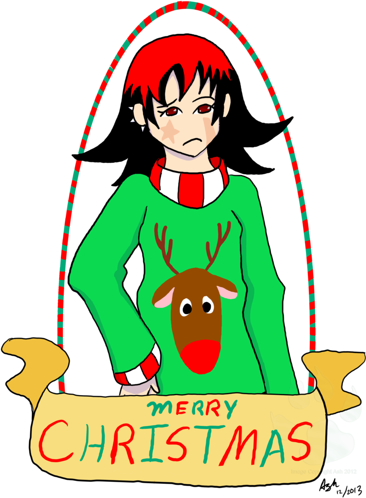 An Ugly Christmas Sweater For Molly By Redvioletpanda - Ōban Star-racers (774x1032)