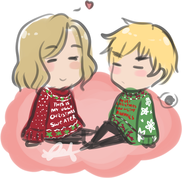 Aph Christmas Sweaters By Smartasticalart Aph Christmas - Cartoon (1000x1000)
