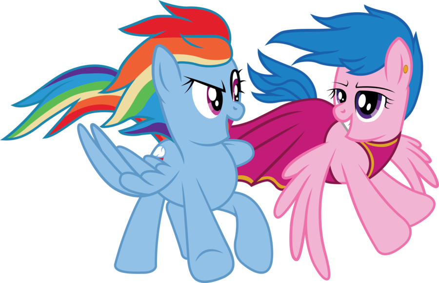 Rainbow Dash And Fire Fly Vector By Mlp-mayhemrainbow - Firefly And Rainbow Dash (900x580)