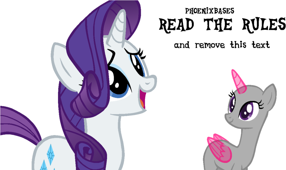 Oc X Rarity By Kingbases - Cartoon (1024x576)