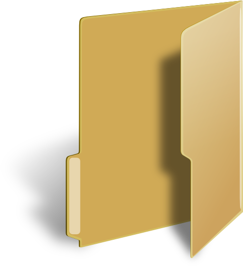 Vista Style Folder - Carpeta De Windows Png (512x530)