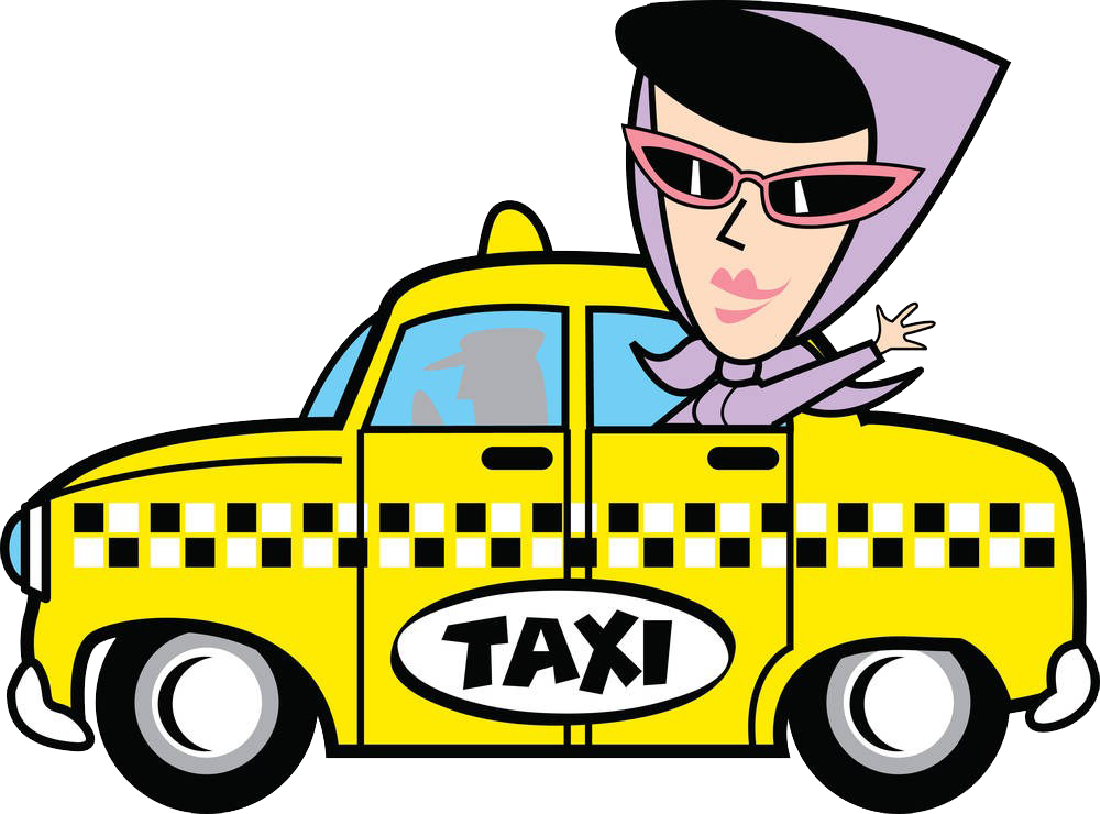 Taxicabs Of New York City Yellow Cab Clip Art - New York Taxi Cartoon (1000x740)