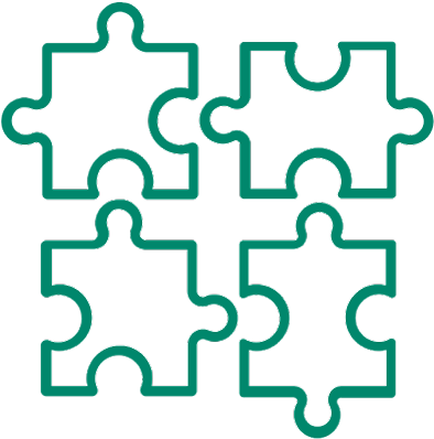 Connecting A Fragmented Market - Pictogram (400x400)