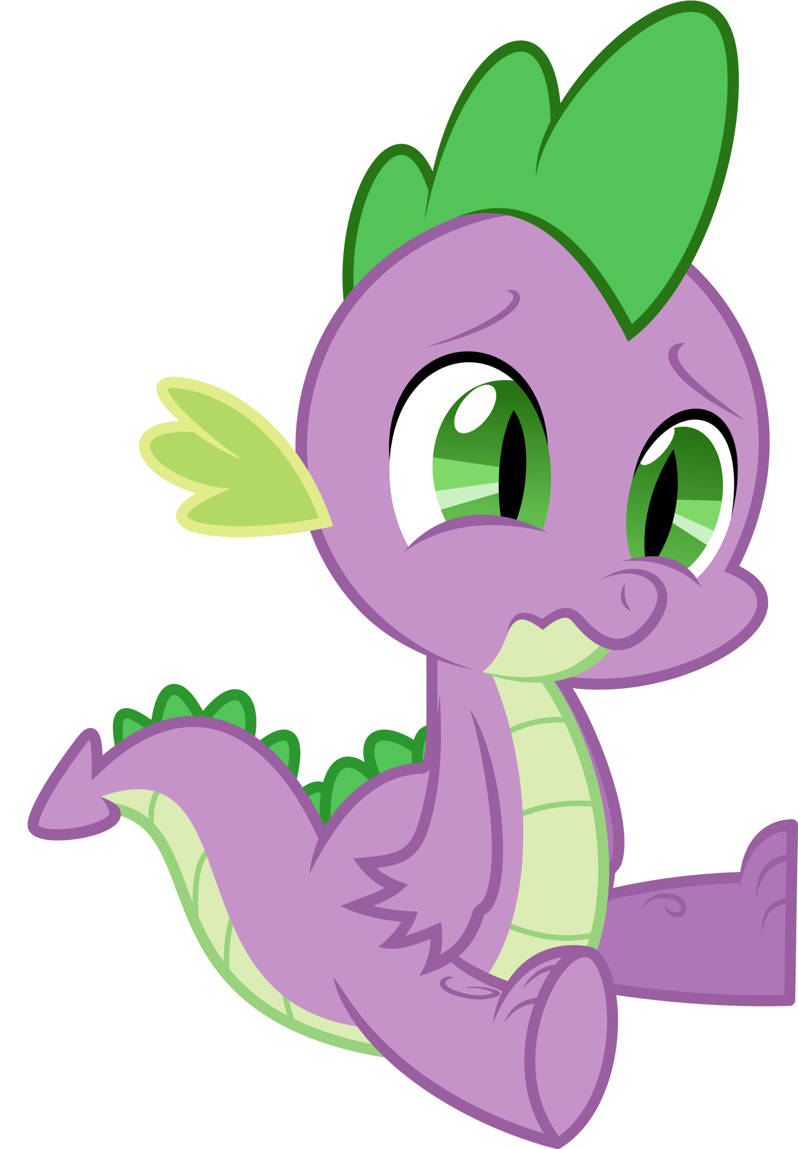 My Little Pony Spike Png (1600x2280)