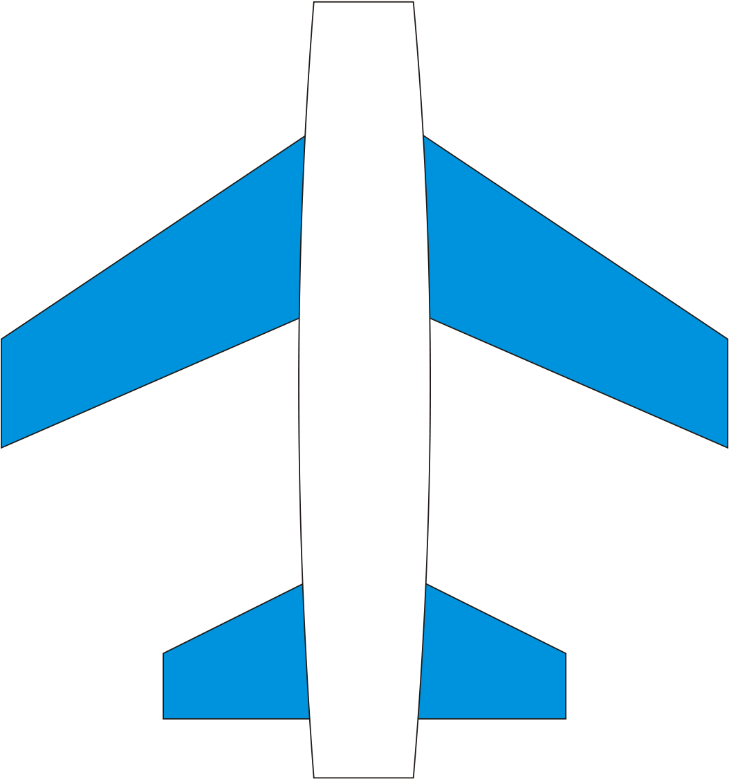 Simple Plane Png Clipart - Ala (1200x1200)