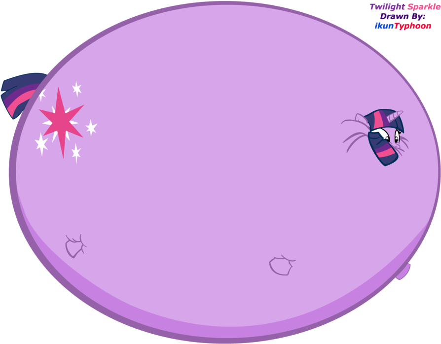Twilight Inflated - My Little Pony Twilight Inflation (900x707)