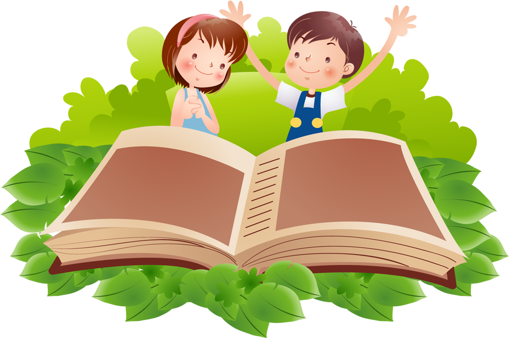 Reading Book Clip Art - Vector Graphics (1500x1000)